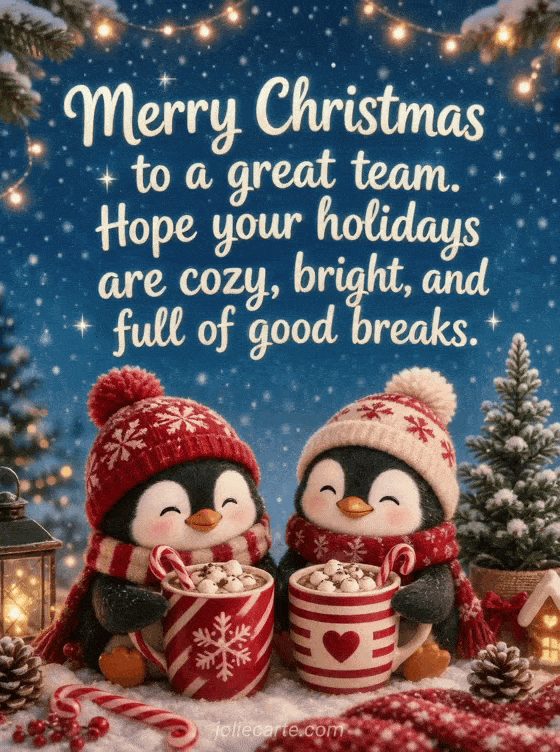 christmas wishes for coworkers - Free card 🎄 - JolieCarte