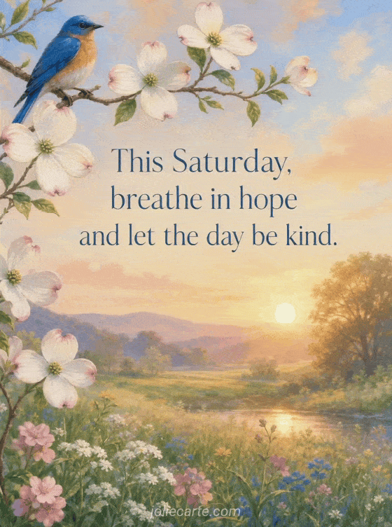 saturday inspirational images - Free image 🌟 - JolieCarte