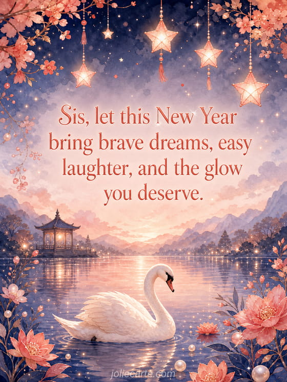 New Year Wishing Card