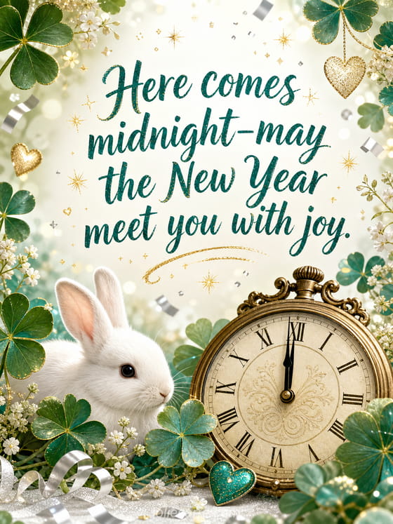 New Year Wishing Card