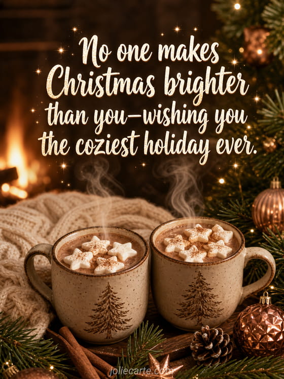 christmas wishes for best friend - Free card 🎄 - JolieCarte