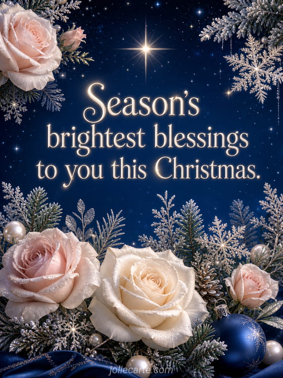 Other ways to say Merry Christmas - Free card ✨ - JolieCarte