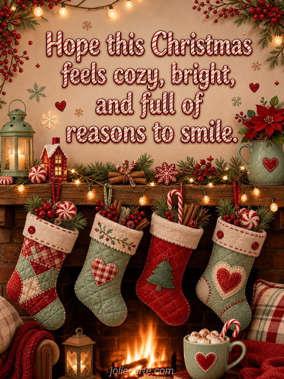 Christmas card message ideas - Free card 🎄 - JolieCarte