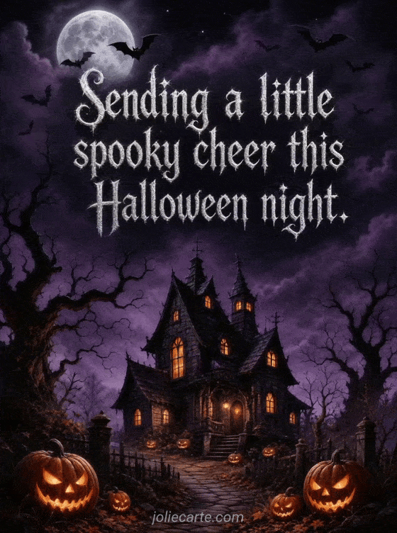 Spooky cards - Free card 👻 - JolieCarte