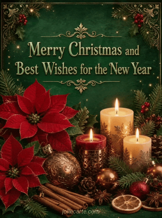 Sincere Good Wishes for Christmas and… christmas and new year wishes cards - Free 🎄 - JolieCarte
