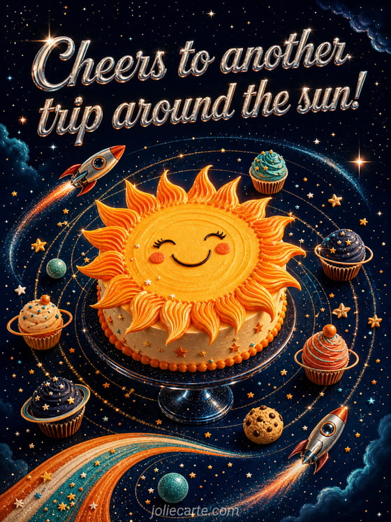 clever way to say happy birthday - Free card ☀️ - JolieCarte