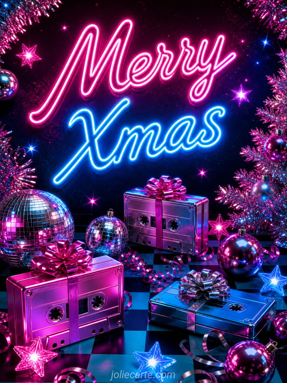 Mery xmas - Free card 🎄 - JolieCarte