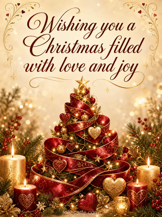 special christmas wishes - Free card 💫 - JolieCarte