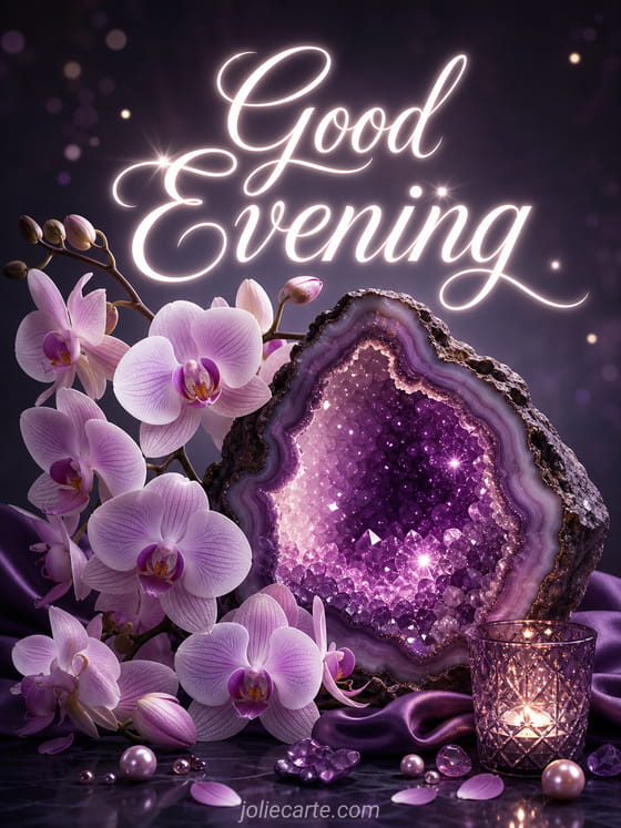 evening greeting - Free image 🌇 - JolieCarte