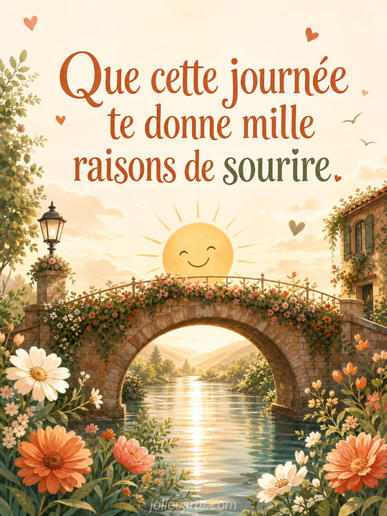 Carte joyeuse avec smileys colorés et confettis pour la Journée du sourire