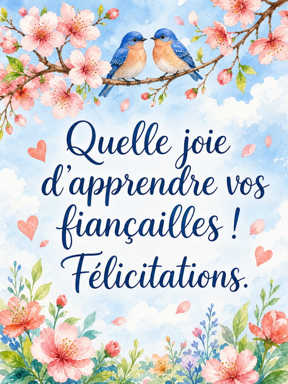 Deux alliances dorées entrelacées avec pétales de roses, bulles de champagne et cœur romantique