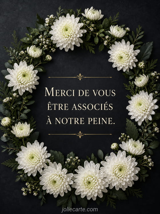 Bougie allumée et fleurs blanches disposées sobrement évoquant recueillement et remerciement après un enterrement