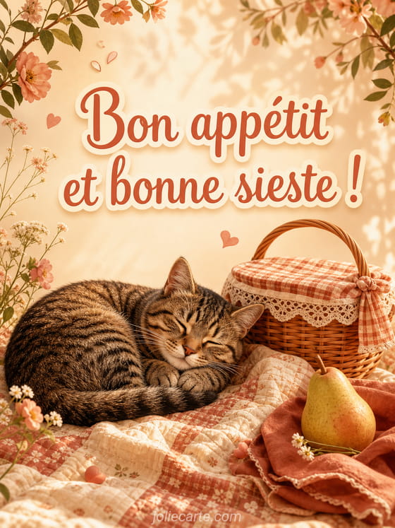 Scène cocooning avec une assiette gourmande et un coussin douillet évoquant repas et sieste