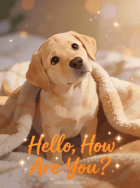  Hello How Are You Free Greeting Card JolieCarte