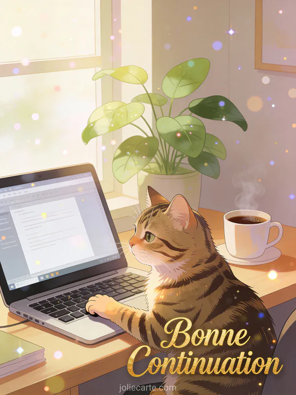 Carte bonne continuation collègue avec poignée de main professionnelle chaleureuse