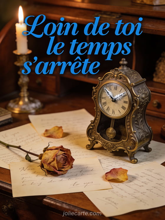 Stylo plume sur papier crème avec éclaboussures d'encre et pétales de rose séchés avec poème d'amour sur l'absence