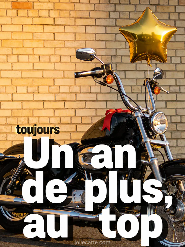 Grand chêne centenaire dans une prairie avec branches couvertes de ballons colorés et guirlandes lumineuses et le texte Joyeux anniversaire