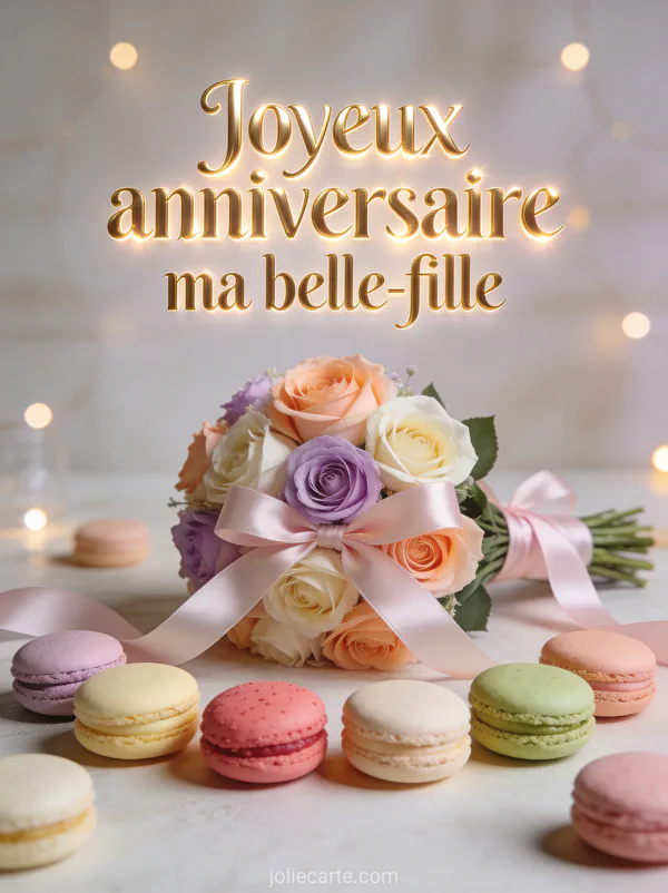 Chat maine coon avec lunettes en forme d'étoile et chapeau pointu devant feu d'artifice anniversaire humour belle-fille