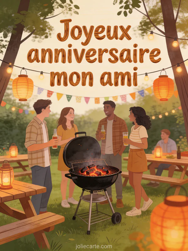 Ballon de rugby sur pelouse verte avec crampons et guirlande de fanions festifs dans la lumière naturelle du stade