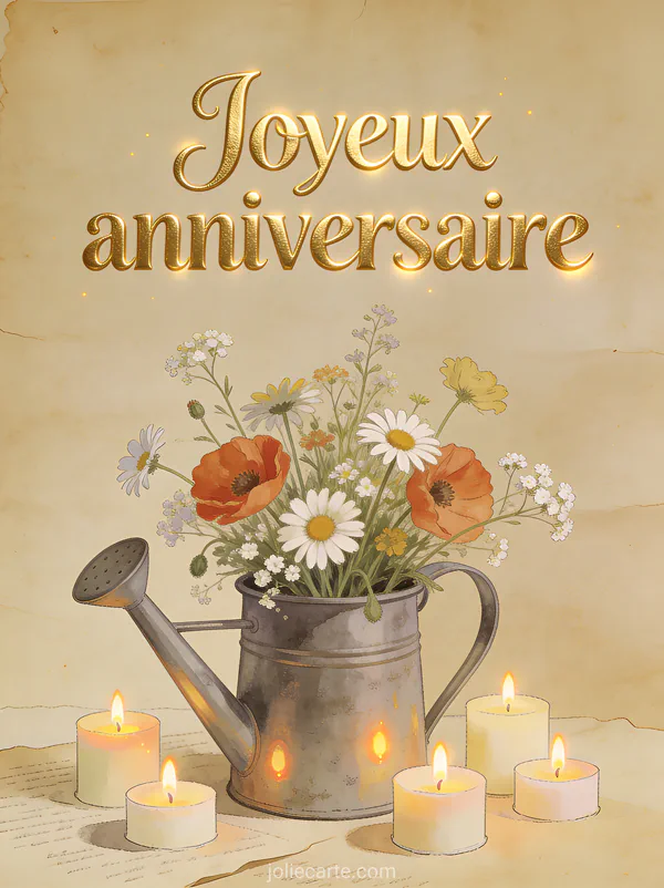 Deux flamants roses face à face en forme de coeur entourés de feuilles tropicales et hibiscus roses sur fond turquoise