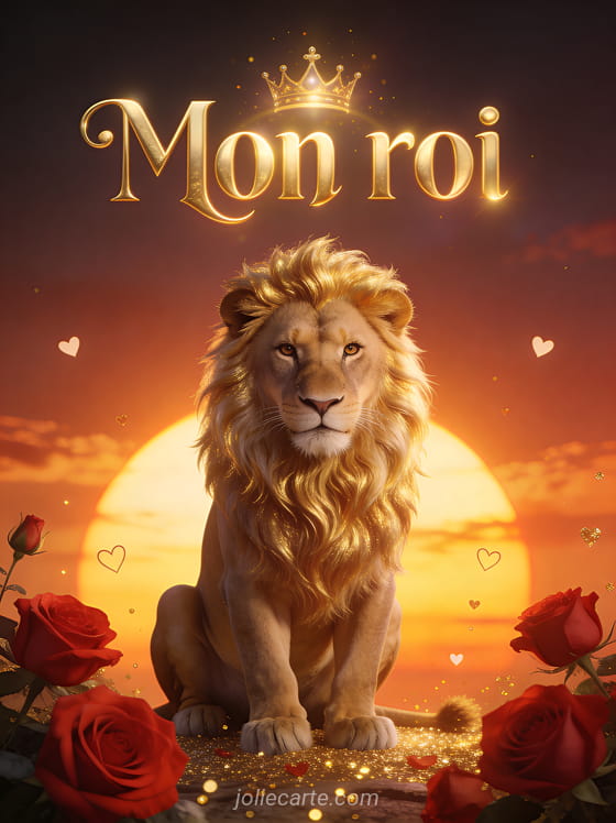  Mon Roi Carte Surnom Amoureux Gratuite JolieCarte