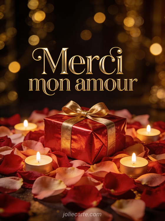 Clé dorée ancienne style art déco posée sur un lit de pétales de roses rouges et blanches avec dentelle crème