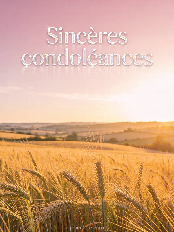 Paysage de campagne au lever du soleil avec champ de blé doré et ciel rose pâle