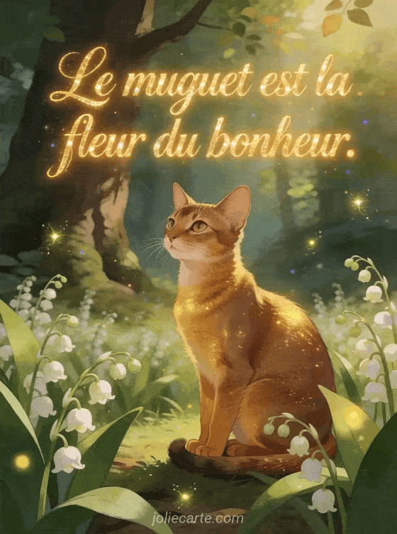 Le muguet est la fleur du bonheur.