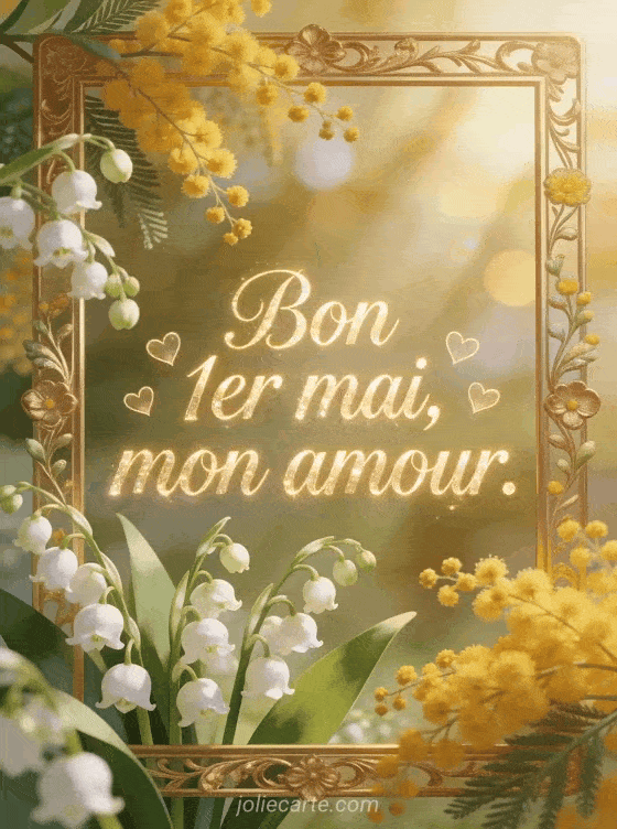 Bon 1er mai, mon amour.