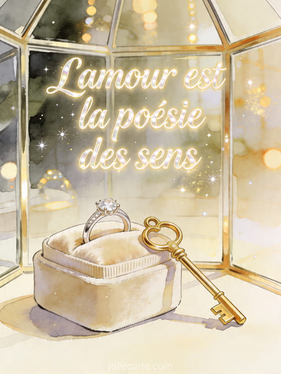 Clé dorée près d'un coussin d'alliance en velours dans une serre lumineuse