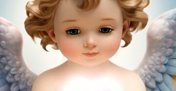 « En ce jour de Toussaint, que cet ange vous apporte la sérénité du ciel... »