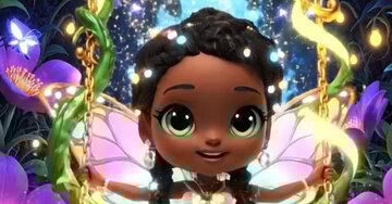 "A la más bonita de las hadas... ¡Muy feliz Cumpleaños!..."