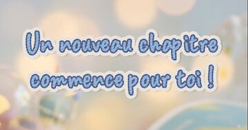 Carte animée nouveau départ collègue avec voiture vintage bleue sur une carte routière