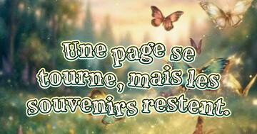 Carte animée mot pour collègue qui part avec message d'au revoir