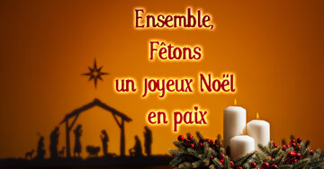 Aperçu de la carte : Ensemble, 
Fêtons 
un Joyeux Noël 
en paix