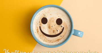 Aperçu de la carte : « Un petit rien c'est un sourire à distribuer... »