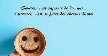 Aperçu de la carte : « Sourire, c'est rajeunir de dix ans... »