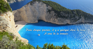 Aperçu de la carte : « Dans chaque journée, il y a quelque chose de beau... »