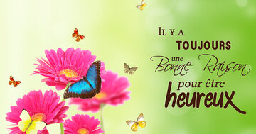 Aperçu de la carte : Il y a toujours une bonne raison pour être heureux !