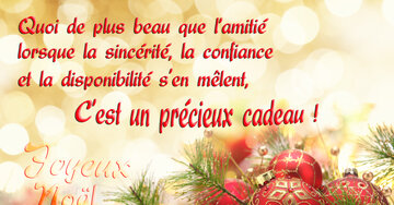 Aperçu de la carte : « Quoi de plus beau que l'amitié lorsque la sincérité et la confiance s'en mêlent... »