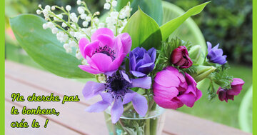 Aperçu de la carte : « On peut trouver le bonheur même dans les moments les plus sombres... »