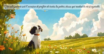 « Profiter de toutes les petites choses qui rendent la vie si agréable... »