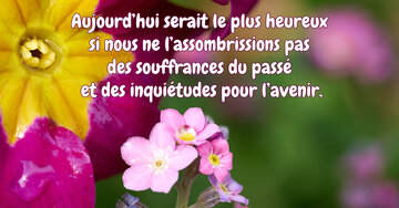 Aperçu de la carte : « Aujourd'hui serait le plus heureux si nous ne l'assombrissions pas... »