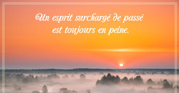 Aperçu de la carte : Un esprit surchargé de passé 
est toujours en peine.