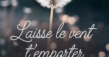 Aperçu de la carte : Laisse le vent t'emporter vers demain.
