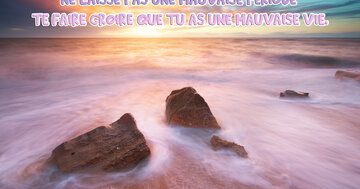 Aperçu de la carte : « Ne laisse pas une mauvaise période te faire croire... »