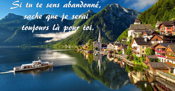 Aperçu de la carte : « Si tu te sens abandonné, sache que je serai toujours là... »