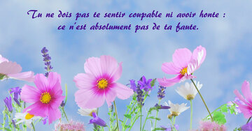 Aperçu de la carte : « Tu ne dois pas te sentir coupable ni avoir honte... »