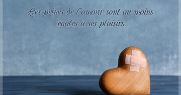 Aperçu de la carte : « Les peines de l'amour... »