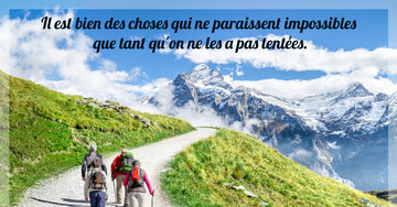 Aperçu de la carte : « Il est bien des choses qui ne paraissent impossibles... »